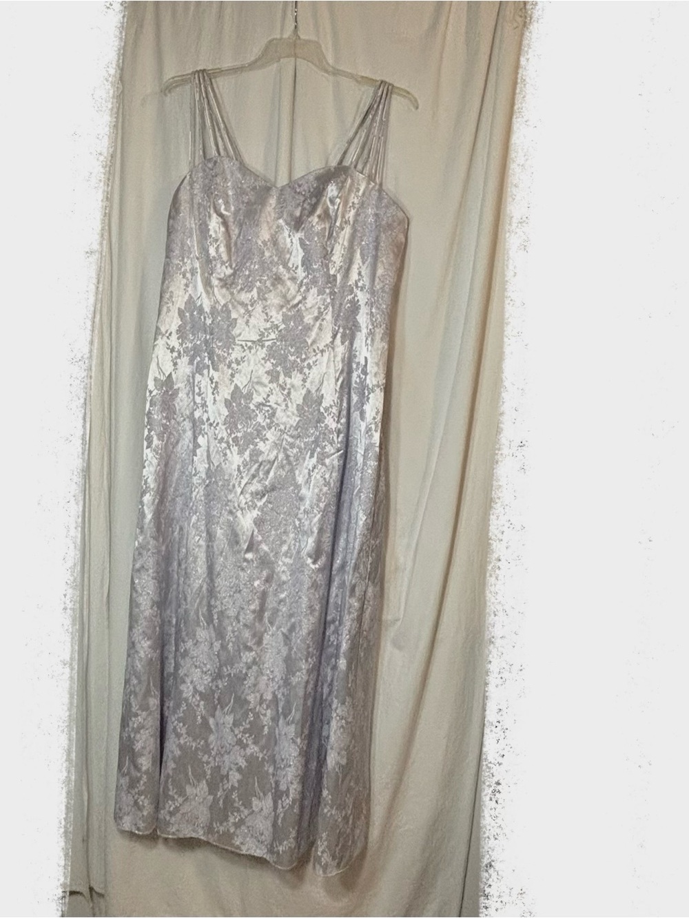 Women’s formal prom size 20 lilac purple silver vintage 2000s Y2K dress Onyx Nit